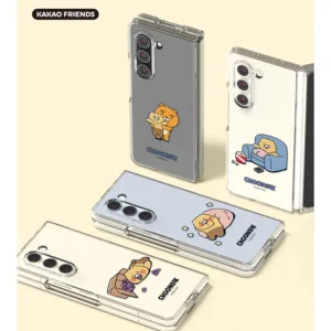 Kakao Friends / Ryan chunsik เคสน่ารักตัวการ์ตูนใสใสสําหรับปลอก galaxy z fold 6 fold6