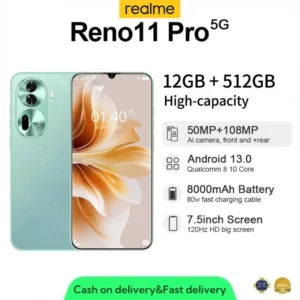 โทรศัพท์มือถือ Reno11 pro 7.5นิ้ว รองรับ2ซิม แรม16GB รอม512GB Smartphone Android13 8000mAh ชาร์จเร็ว โทรศัพท์ราคาถูกๆ