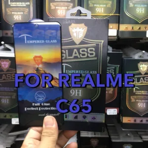 ฟิล์มกระจกใสเต็มจอ กาวเต็มแผ่น รุ่นRealmeC65 ป้องกันหน้รจอ ป้องกันการกระแทก พร้อมส่งจากไทย