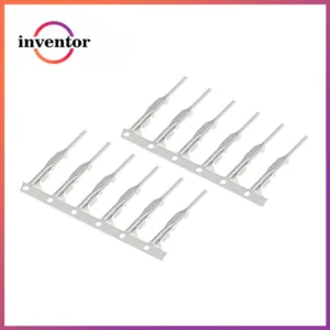 100pcs 2.54 มม.ชาย Pin Dupont Reed Dupont Jumper Wire 2.54 Dupont langueette Connector Terminal Pins Crimp