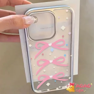 เคสไอโฟน13 สำหรับ iPhone 16 11 15 13 14 12 Pro Max 7 8 16 Plus XR X XS MAX SE 2020 สร้อยข้อมือนุ่ม ๆ โรแมนติกสดโรแมนติก