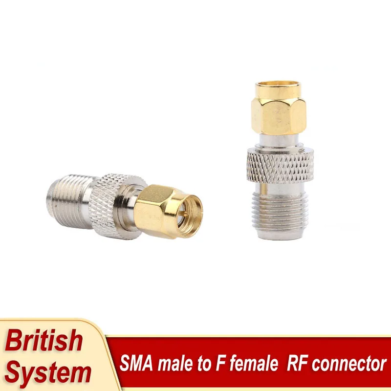 Sma ชายกับหญิง COAXIAL CONNECTOR ( F TYPE- ชายกับ SMA - ชาย ) SMA TO F TYPE