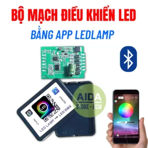 App LEDLAMP - ชุดวงจร AUDI DMX พร้อมกล่องพลาสติก ลวดแจ็คเสริม