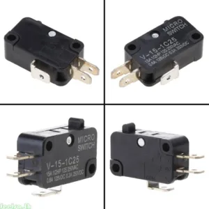 Feela KW7-0C AC125V 250V 15A NC SPDT Push Button Micro Limit Switch สวิตช์เท้า