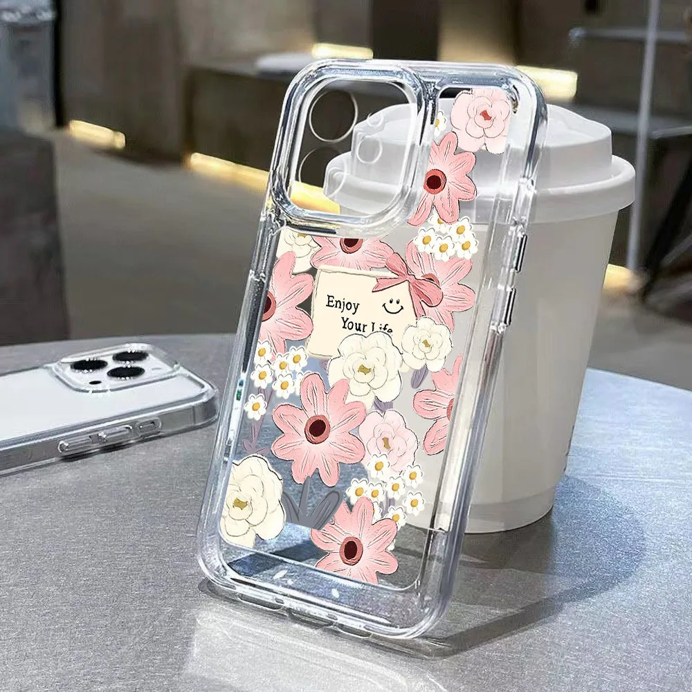 เคสใส for iPhone 11 XR 15 Pro Max iPhone 13 XR 7 8 Plus XS Max 13 12 14 Pro Max 7Plus SE 3 คุณภาพสูงทาสีโทรศัพท์มือถือ