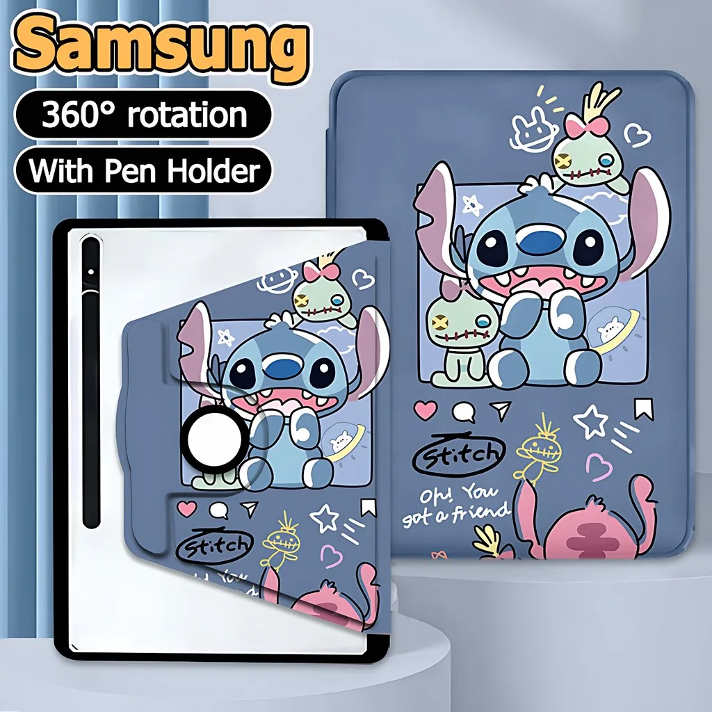 [พร้อมส่ง  ]เคสฝาพับ Samsung Galaxy Tab S7 S8 S9 S7FE S9FE S9FE+  Galaxy Tab S9+ S8+ S7+ S10+ A8 A9 A9+ S6Lite A7Lite เคสหมุนได้360 องศาหมุน เคส Samsung Multiple patterns Samsung case