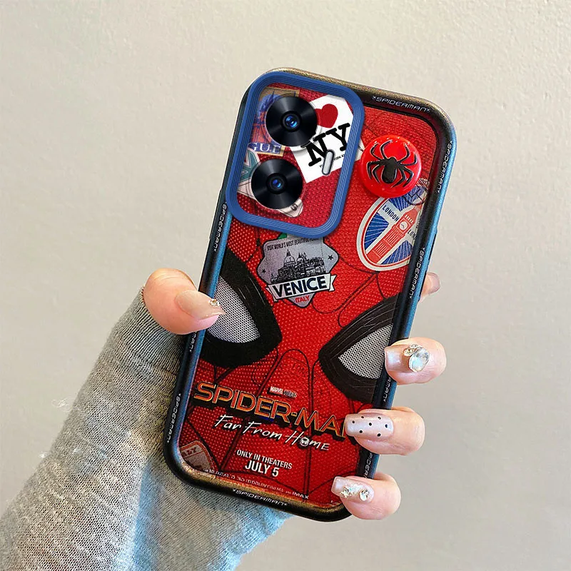 สําหรับrealme C55 เคสซิลิโคนSoft TPU 3Dการ์ตูนรูปแบบFull ProtcetionกันกระแทกสําหรับRealmeC55 กรณีปกหลัง
