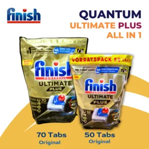 FINISH QUANTUM ULTIMATE PLUS ฟินิช ก้อนล้างจานรุ่น ควอนตัม อัลติเมท พลัส สำหรับเครื่องล้างจาน