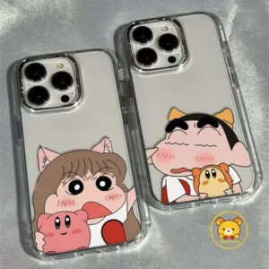 ตลกน่ารัก Shin-chan คู่เคสโทรศัพท์สําหรับ Xiaomi 14T Pro 14 13T 12T 12S 13 Ultra 12 Mi 11 11T Pro Lite 12X Civi 3 2 Poco X3 GT X4 M4 Pro ปกอ่อนการ์ตูน Suotome Ai Clear Case