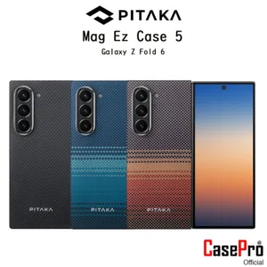 Pitaka Mag Ez Case 5 เคสกันกระแทกเคฟล่าแท้100%เกรดพรีเมี่ยม เคสสำหรับ Galaxy Z Fold 6