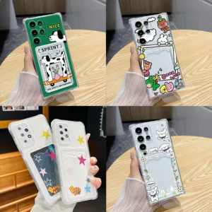 1 บาท Card Holder เคส for เคส Samsung A06 A16 A55 A54 A50S A15 A05 A12 A13 A22 A34 A52S A14 A35 A73 A03 A04S A23