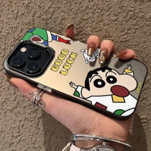 COD ใช้ได้ iPhone 11 12 13 14 15 16 Pro MAX 7 8 14 15 Plus XR XSMAX SE2020 เคสโทรศัพท์ซิลิโคน Lucky Crayon Shin-chan