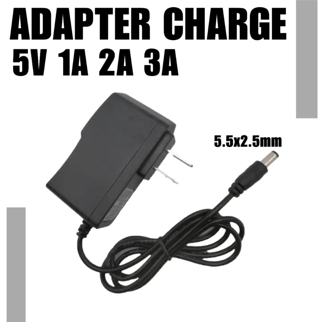 Adapter 5V/1A 2A 3A  ( หัว 5.5 x 2.5MM ) ใช้ได้กับหลายอุปกรณ์