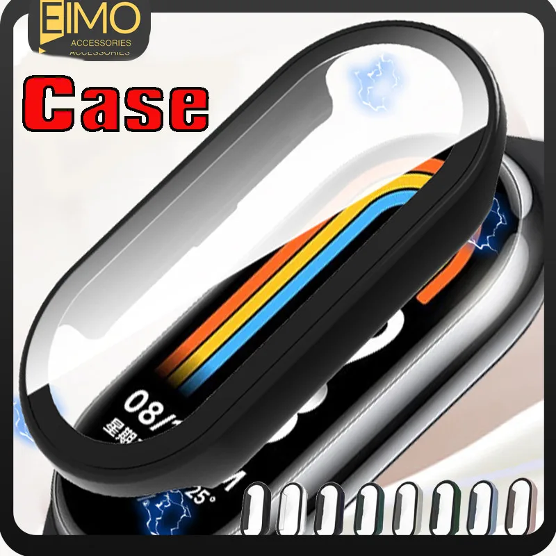 ที่อยู่อาศัยฟิล์มกระจกนิรภัย Xiaomi Mi Band 8/6/5/4/3 NFC แขนป้องกันเต็มรูปแบบ Mi Band 7 6