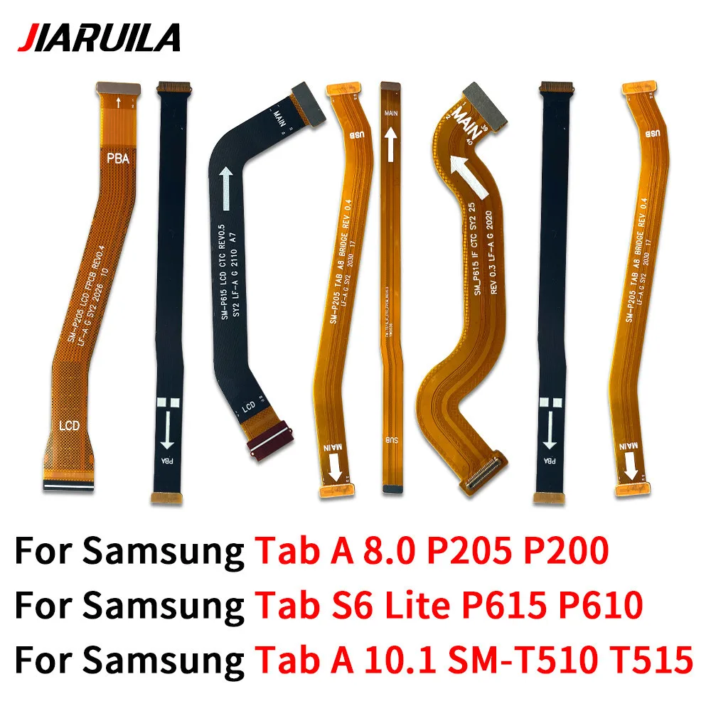 สําหรับ Samsung Tab A 8.0 P205 P200/Tab A10.1 T510 T515/Tab S6 Lite P615 หลัก FPC จอแสดงผล LCD เชื่อมต่อเมนบอร์ด Flex Cable เปลี่ยนชิ้นส่วน