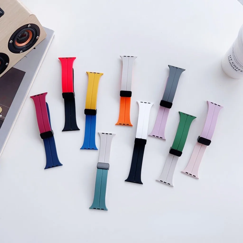 สําหรับ Redmi Watch 5 4 3 Active Redmi 5Lite การจับคู่สีพับสายรัดซิลิโคน Ins Creative All-in-one สร้อยข้อมือสายรัดข้อมือ