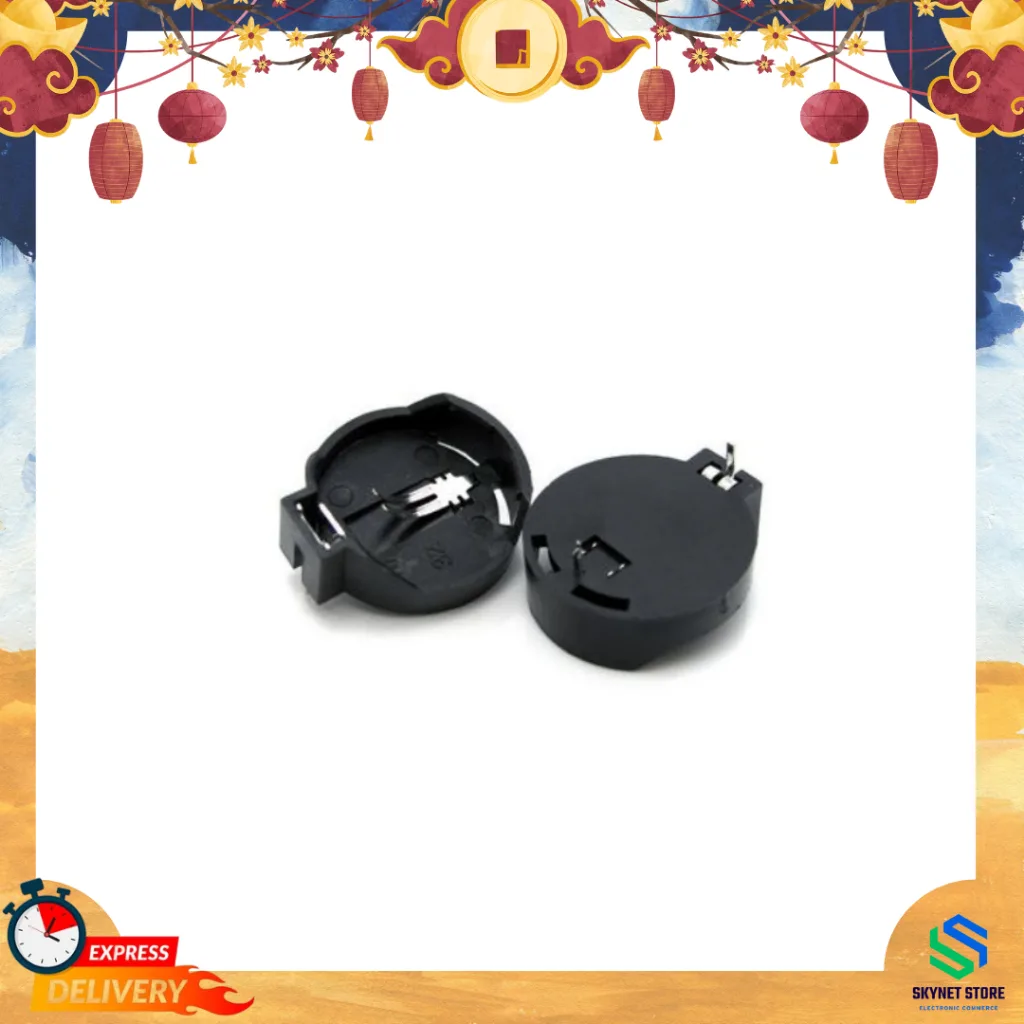 CR2032 Battery Socket Holder 2032 Button cell battery holders CR2025 coin cell battery holders BS-2-1