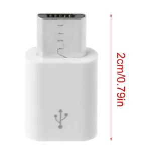 Moon4 1PC Mini USB 3 1 C อะแดปเตอร์หญิงเป็น USB ชายประเภท C เป็นตัวแปลง Micro USB