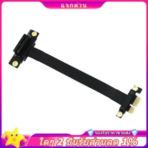 ในสต็อก-pcie PCI Riser PCI-E Express Riser การ์ด PCIE X1 สายต่อสําหรับเมนบอร์ด Extender Converter อะแดปเตอร์สาย 20 ซม.