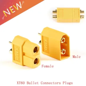 2 ชิ้น XT60 XT-60 ชายหญิง Bullet Connectors ปลั๊กสําหรับ RC Lipo แบตเตอรี่คุณภาพสูง