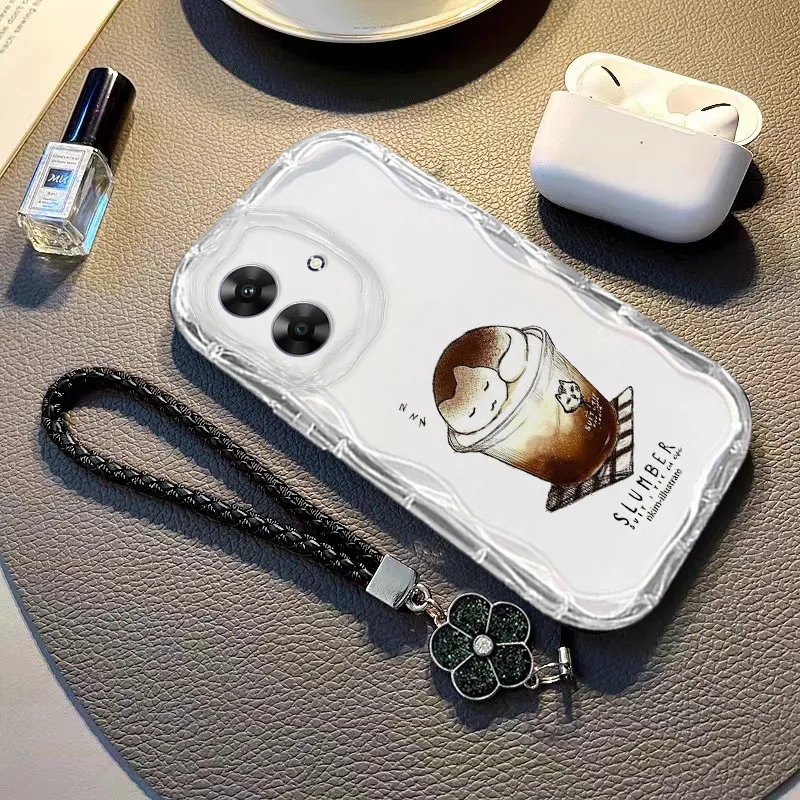 เคส Realme NOTE 60 มเคสโทรศัพท ์ ปร่งใสกันกระแทก ป้องกันกล้องดอกไม้ เคสโทรศัพท์ฝาครอบ