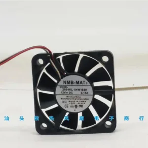 Nmb 2004KL-04W-B59 5010 5CM 12V 0.14A North South Bridge แชสซีพัดลมระบายความร้อนเงียบ