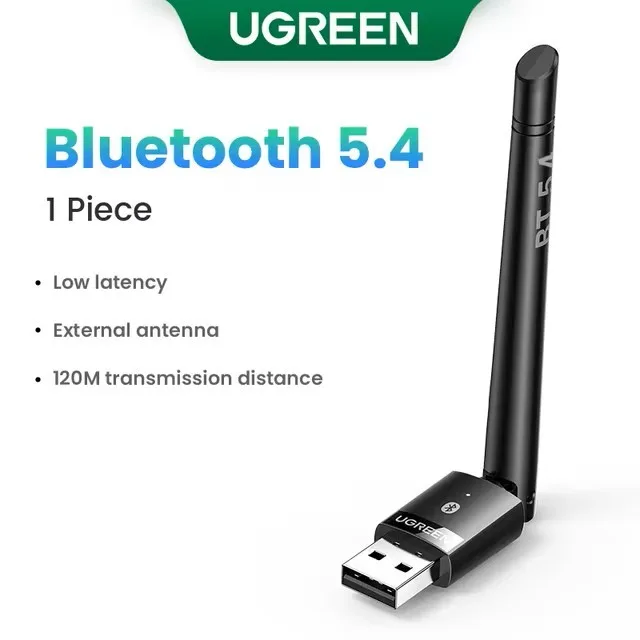 UGREEN USB Bluetooth v5.4 อะแดปเตอร์รับส่งสัญญาณ บลูทูธ 5.4 สำหรับพีซี โน๊ตบุ๊ค[k]