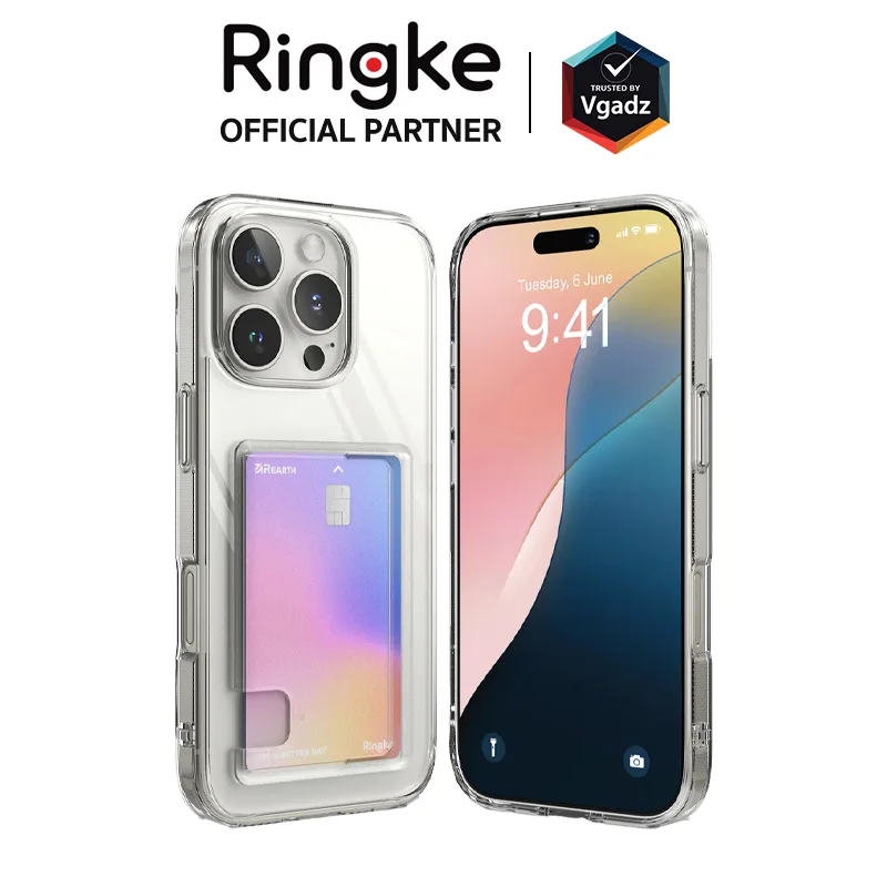 Ringke เคสสำหรับ iPhone 16 / 16 Plus / 16 Pro / 16 Pro Max รุ่น Fusion Card