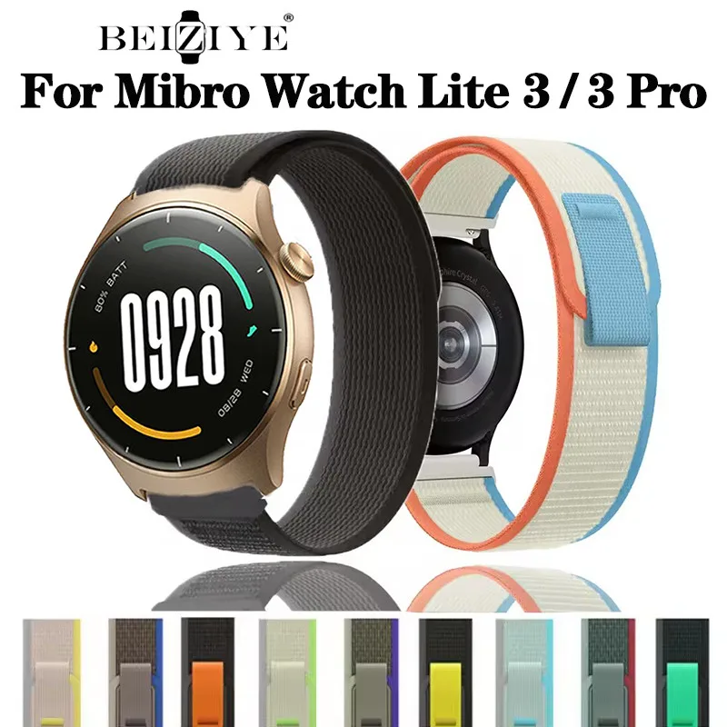 ไนลอน Trail Loop สําหรับ Mibro นาฬิกา Lite 3 สมาร์ทนาฬิกาสําหรับ Mibro นาฬิกา Lite 3 Pro กีฬา Braided Band สายรัดข้อมือ Accessorie