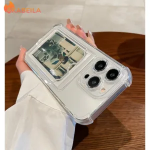 เคสใสสำหรับใส่การ์ด VIVO V30 Y03 Y17 Y17s Y02 Y100 Y36 Y22 Y02 Y22 Y16 Y22s Y20 Y12A Y12S Y15S Y11 Y12 Y15 Y21S