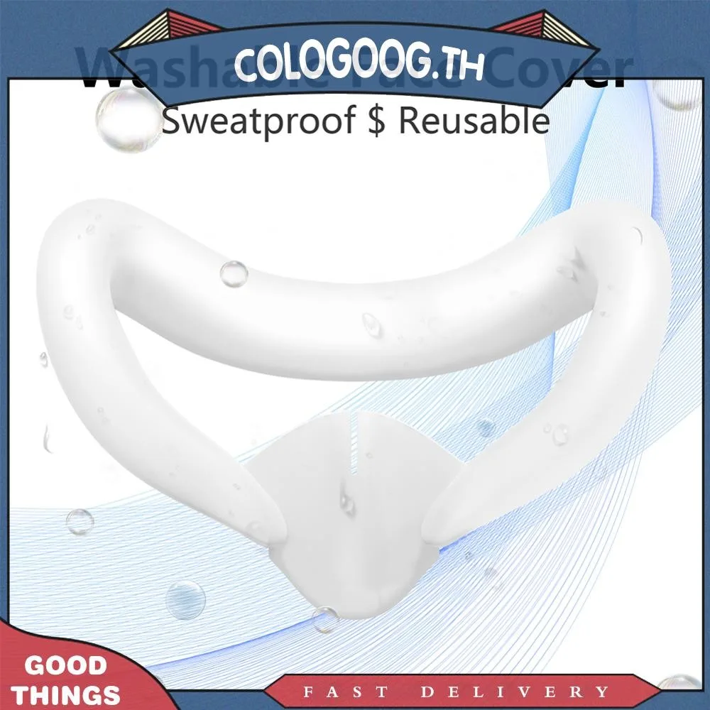 [colog.th] ซิลิโคน VR Face Mask Replacement Lightproof Mask Face Cushion สําหรับ Meta Quest 3