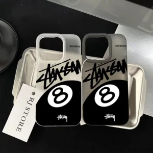 ฝาครอบโทรศัพท์นุ่ม กันกระแทก For iPhone11 13 15 12 14 16ProMax 7 8Plus X XR  XS Max บอลหมายเลข 8