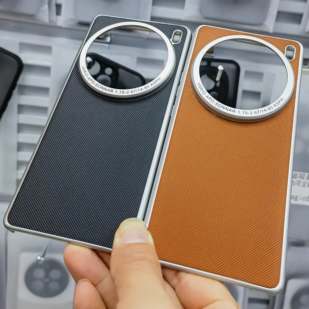เคสป้องกันกล้องสําหรับ Vivo X100 Ultra X100S X100 Pro X200 Pro Mini IQOO 13 เปลือกใยสังเคราะห์ฝาหลังกรณี