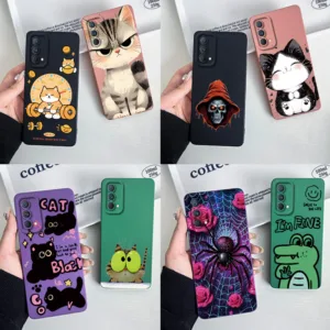 สําหรับrealme GT Master RMX3363 RMX3360 เคสโทรศัพท์GT Master Editionปลอกซิลิโคนอ่อนนุ่มหวานแฟชั่นทาสีการ์ตูนกันชนสําหรับชายหญิงน่ารักพิมพ์ปกหลัง