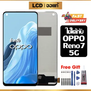 หน้าจอ LCD oppo Reno7 5G แท้ สำหรับ ออปโป้ reno 7 5g/CPH2371 จอ อะไหล่มือถือ พร้อมทัชสกรีน ไขควงฟรีและกาวฟรี