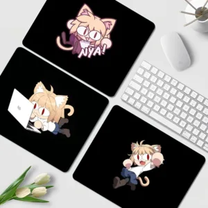 Neco-arc CAT หรือ Mat ขนาดเล็กโต๊ะคอมพิวเตอร์แผ่นรองเม้าส์ขนาดใหญ่เบาะแล็ปท็อปลื่น Deskpad ตกแต่งบ้าน
