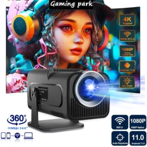 XGODY Gimbal 5 (HY320) โปรเจ็กเตอร์พกพาขนาดเล็กรุ่นใหม่ 1080P 4K HD Projector Auto Keystone ความสว่าง 10