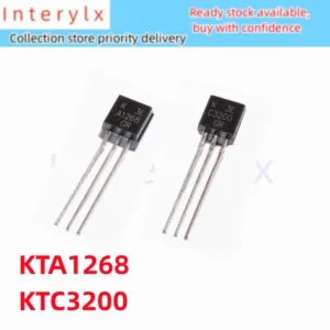 10 ชิ้น/ล็อต KATA1268 KTC3200 A1268 C3200 ปลั๊กตรง TO92 ทรานซิสเตอร์คู่