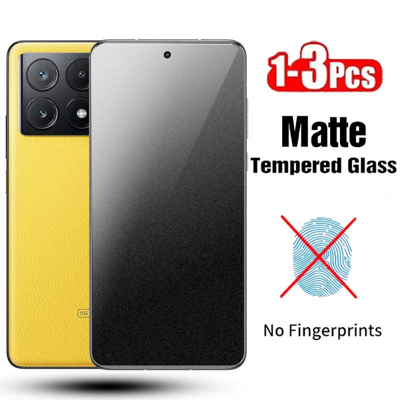 ฟิล์มกระจกด้าน แบบ ช่วยลดรอยนิ้วมือ Xiaomi xiomi Poco C75 C61 C65 C55 C40 F5 F4 M5 M5s X6 X5 X4 X3 NFC M6 M4 M3 F3 GT F2 Pro 4G 5G 2024