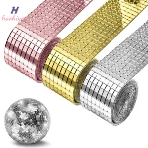 กระจกโมเสคกระเบื้องสติกเกอร์ DIY Self-Adhesive Mini Square อะคริลิคสติ๊กเกอร์ติดผนัง Nice