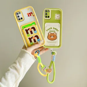 เคส Realme 7 5G ใส่การ์ดการ์ตูนโทรศัพท์มือถือกระเป๋านุ่ม BBKB