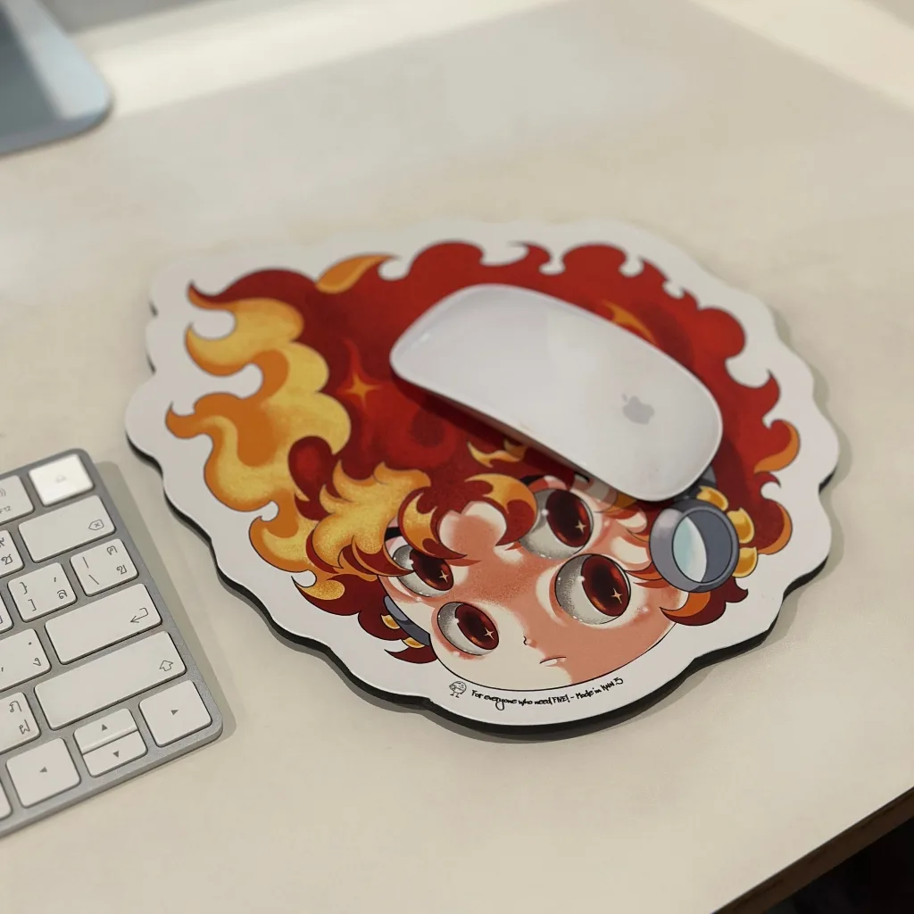 Knn.Five - Fire Boy Mouse Pad แผ่นรองเมาส์