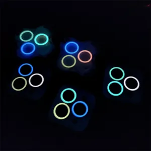 Noctilucent ตัวป้องกันเลนส์กระจกนิรภัยเข้ากันได้สําหรับ iphone 15promax 15pro 14promax 14pro 15 14 13 12 12promax 11 11promax คลุมทั้งหมดป้องกัน