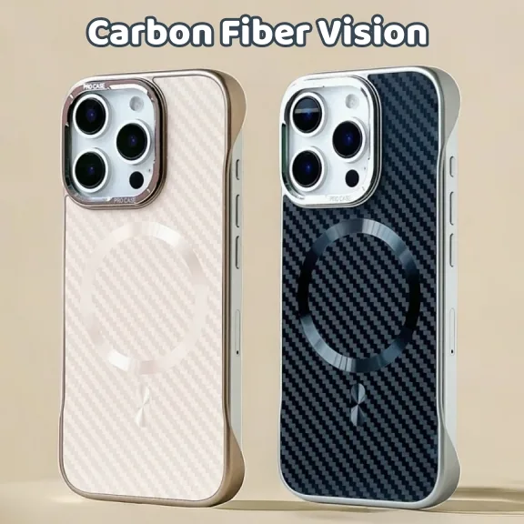 【Carbon fiber texture/Pc hard case/Black】เคส compatible for iPhone 11 12 13 14 15 16 pro max case