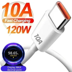 สายชาร์จเร็ว Type-C 10A / 0.25/1/1.5/2/3Mสายข้อมูล USB C คู่ / อุปกรณ์เสริมโทรศัพท์มือถือสำหรับถ่ายโอนข้อมูล