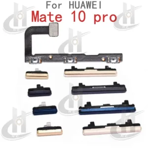 สําหรับ Huawei Mate 10 Pro Power volume ปุ่มด้านข้าง Flex Cable Keys ปุ่มปิดระดับเสียงขึ้นและลงปุ่มด้านข้างอะไหล่ทดแทน