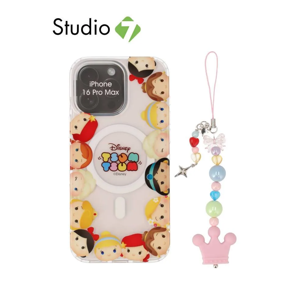 Blue Box x Mickey & Friend เคส iPhone 16 Pro Max Tsum Tsum Princess with Magnetic by Studio7