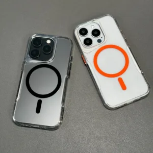 【Transparent acrylic hard case/Black】เคส compatible for iphone 11 12 13 14 15 16 pro max case