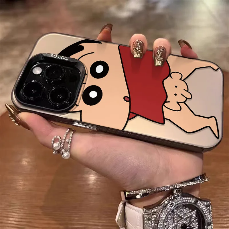 ❤️จัดส่งทันที❤️เคสไอโฟน11 12 13 14 15 16 Pro Max funny crayon shin-chan shockproof Case For iPhone 11