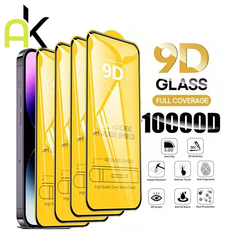 AK[ซื้อ1แถม1ฟรี] 9D ฟิล์มกระจก เต็มจอ VIVO Y11 Y100 Y15 Y17 Y19 Y20 vivo Y1S Y50 Y33S Y51A Y15a V19 V20 Y51S Y72 Y31 V21